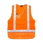 Day/Night Vest Rail Vest Taped X Pattern ID Pocket